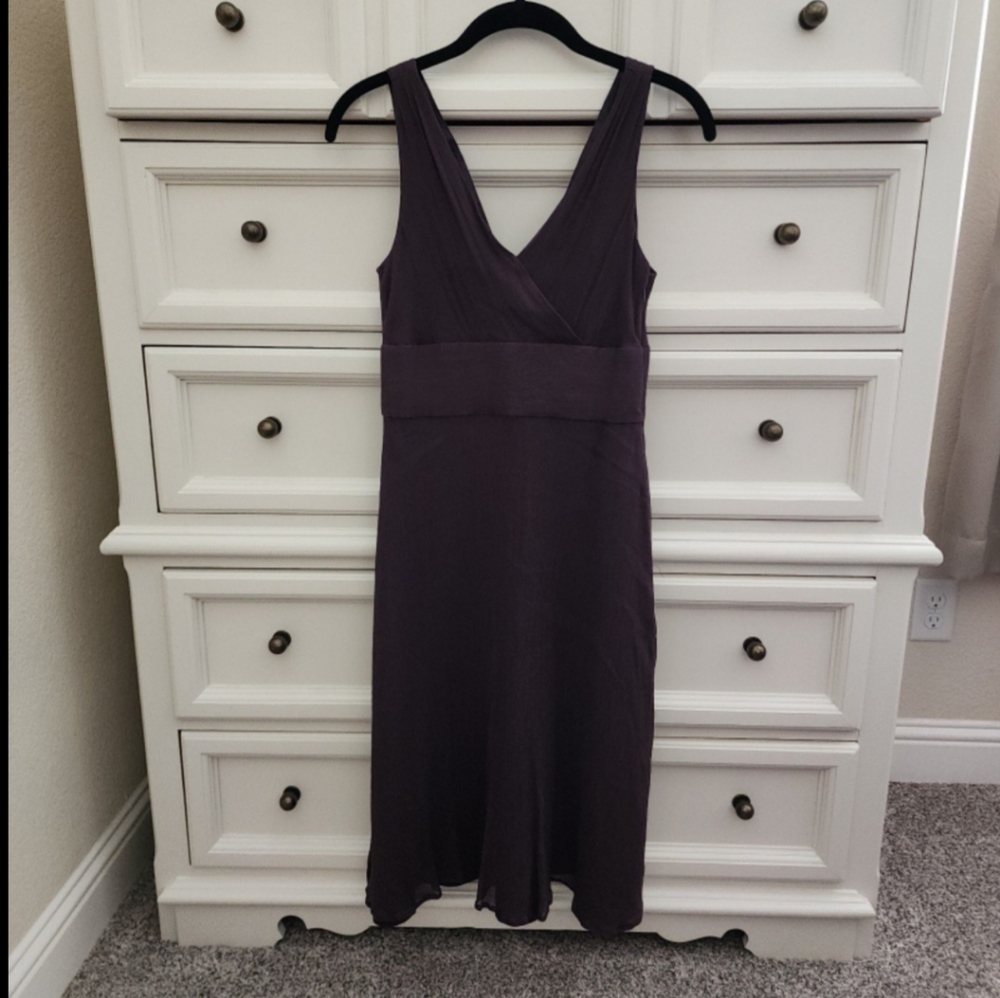 J Crew Deep Plum Bridesmaid Dress, 4